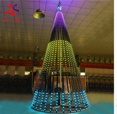 Pixel Lighting Commercial Christmas Tree: A Perfect Combination Of Innovation And Easy Installation